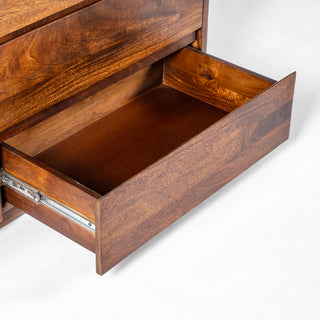 Savoy Natural Marble Top Buffet with 2 Doors & 3 Drawers