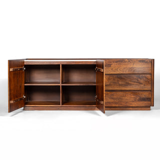 Savoy Natural Marble Top Buffet with 2 Doors & 3 Drawers