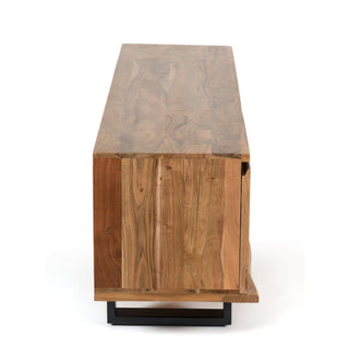 Savannah Live Edge Acacia Wood TV Unit With Drawer