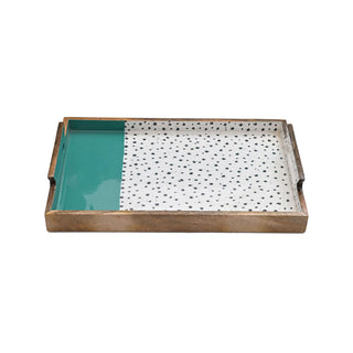 Zing Mango Wood Serving Tray with Handle