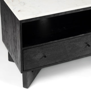 Bondi Natural Marble TV Unit With 3 Drawers