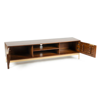 Mahogany Mango Wood TV Unit