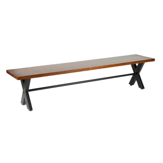 Mahogany Mango Wood Dining Bench - 210CM