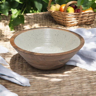 Terri Salad & Fruit Mango Wood Bowl