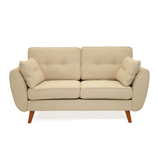 Twinplush 2 Seater Fabric Sofa - Sand