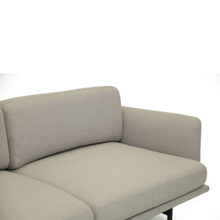 Nimbus 2 Seater Fabric Sofa - Light Grey