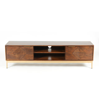 Mahogany Mango Wood TV Unit