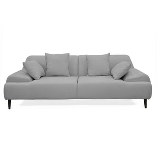 Bellevue 3 Seater Fabric Sofa - Light Grey
