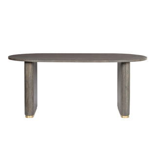 Piano Mango Wood Dining Table - Ash Grey