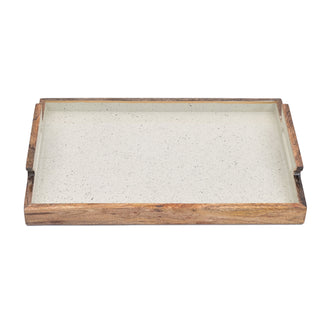 Terri Mango Wood Serving Tray with Handle