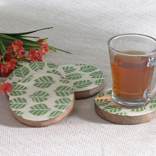 Meadow Coaster Set Of 4 - Mango Wood