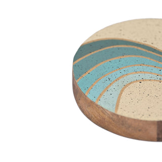 Nautical Coaster Set Of 4 - Mango Wood