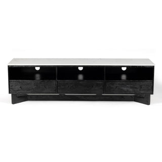 Bondi Natural Marble TV Unit With 3 Drawers
