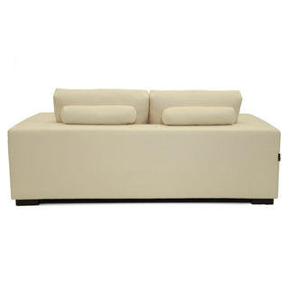 Manhattan 2 Seater Woven Fabric Sofa - Ivory