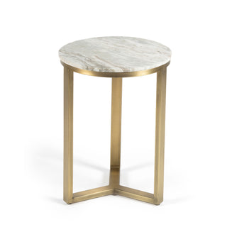 Olive Natural Marble Side Table