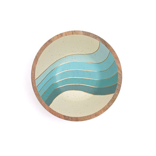 Nautical Salad & Fruit Mango Wood Bowl