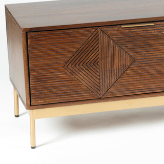 Mahogany Mango Wood TV Unit