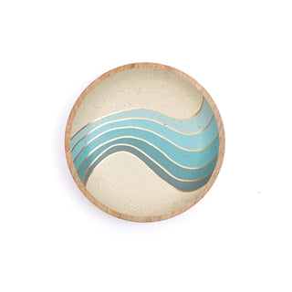 Nautical Serving Mango Wood Bowl