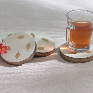 Marigold Coaster Set Of 4 - Mango Wood