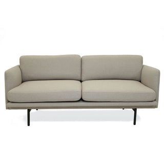 Nimbus 2 Seater Fabric Sofa - Light Grey