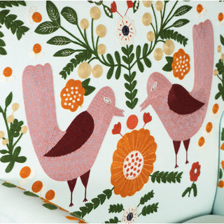 Hand Embroidered Accent Chair