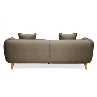 Elonga 2.5 Seater Fabric Sofa - Light Brown