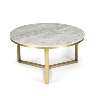 Olive Nested Natural Marble Coffee Table