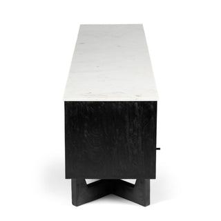 Bondi Natural Marble TV Unit With 3 Drawers