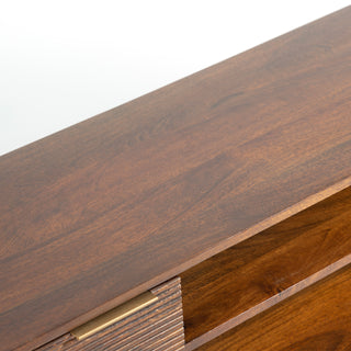 Mahogany Mango Wood TV Unit