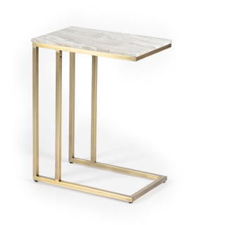 Olive Natural Marble Sofa Table