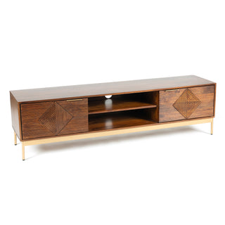 Mahogany Mango Wood TV Unit