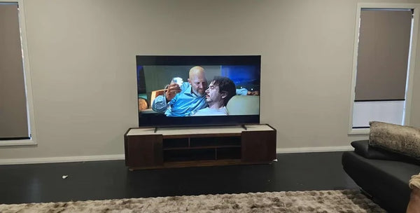 Savoy Natural Marble Top TV Unit 200CM customer photo