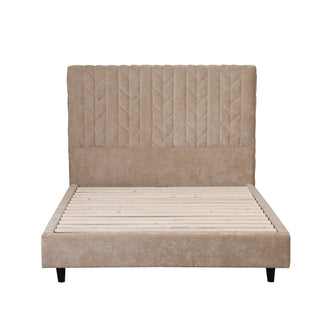 Nelson King Bed - Sand