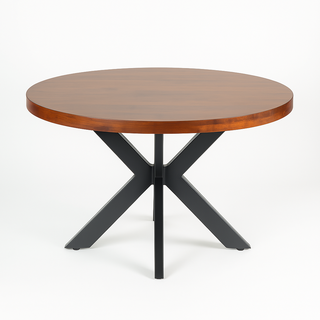 Mahogany Mango Wood Round Dining Table