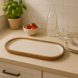 Terri Oval Platter - Mango Wood
