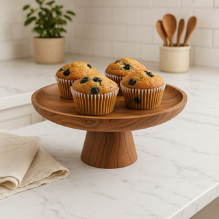 Ayla Mango Wood Cake Stand