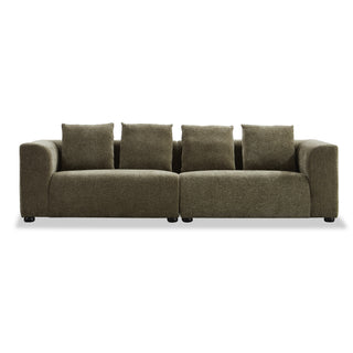 Jason 3.5 Seater Fabric Sofa - Green