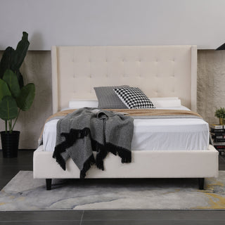 Kingsford Queen Bed - Ivory