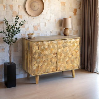 Carve Mango Wood Buffet - Small