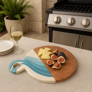 Nautical Mango Wood Chopping Board