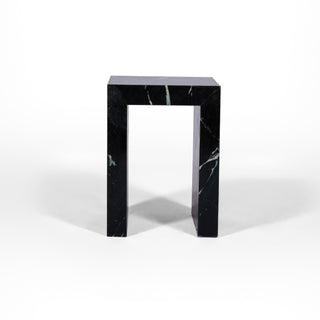 Arachne Spider Black Marble Side Table