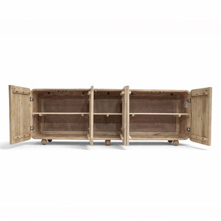 Archie Solid Wood Sideboard 5 Door - 220CM