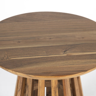 Kavos Round Side Table - Natural