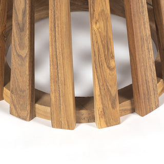 Kavos Round Side Table - Natural