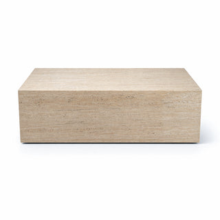 Serenity Natural Travertine Bloc Coffee Table