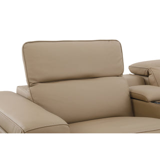 Hilton Premium Leather Modular Lounge With Dual Electric Recliners, Power Headrests & Smart Console