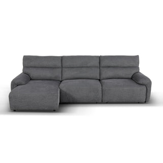 Brookfield Electric Slide out Sofa/Chaise LHF - Charcoal Grey
