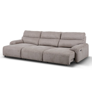 Brookfield Electric Slide out Sofa/Chaise LHF - Tobacco/Brown