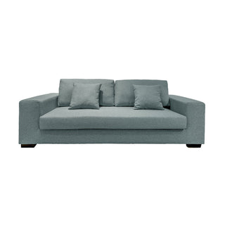 Manhattan 3 Seater Woven Fabric Sofa - Smoky Green