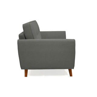 Twinplush 2 Seater Fabric Sofa - Dark Grey